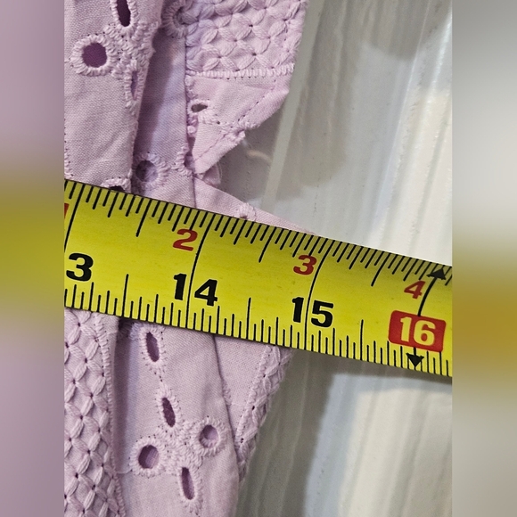 NWT J.Crew Lavender Eyelet Dress - Picture 7 of 9